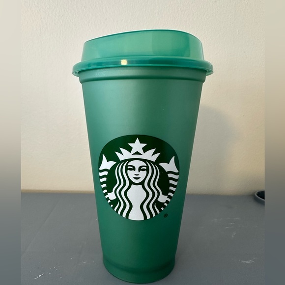 Starbucks Other - New STARBUCKS CUP TUMBLER TRAVEL MUG in Green color changing